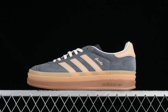 Adidas Originals Gazelle Bold IE0428 Low-Top Sneakers with Thick Sole for Casual Wear Anti-Slip and Durable - IE0428