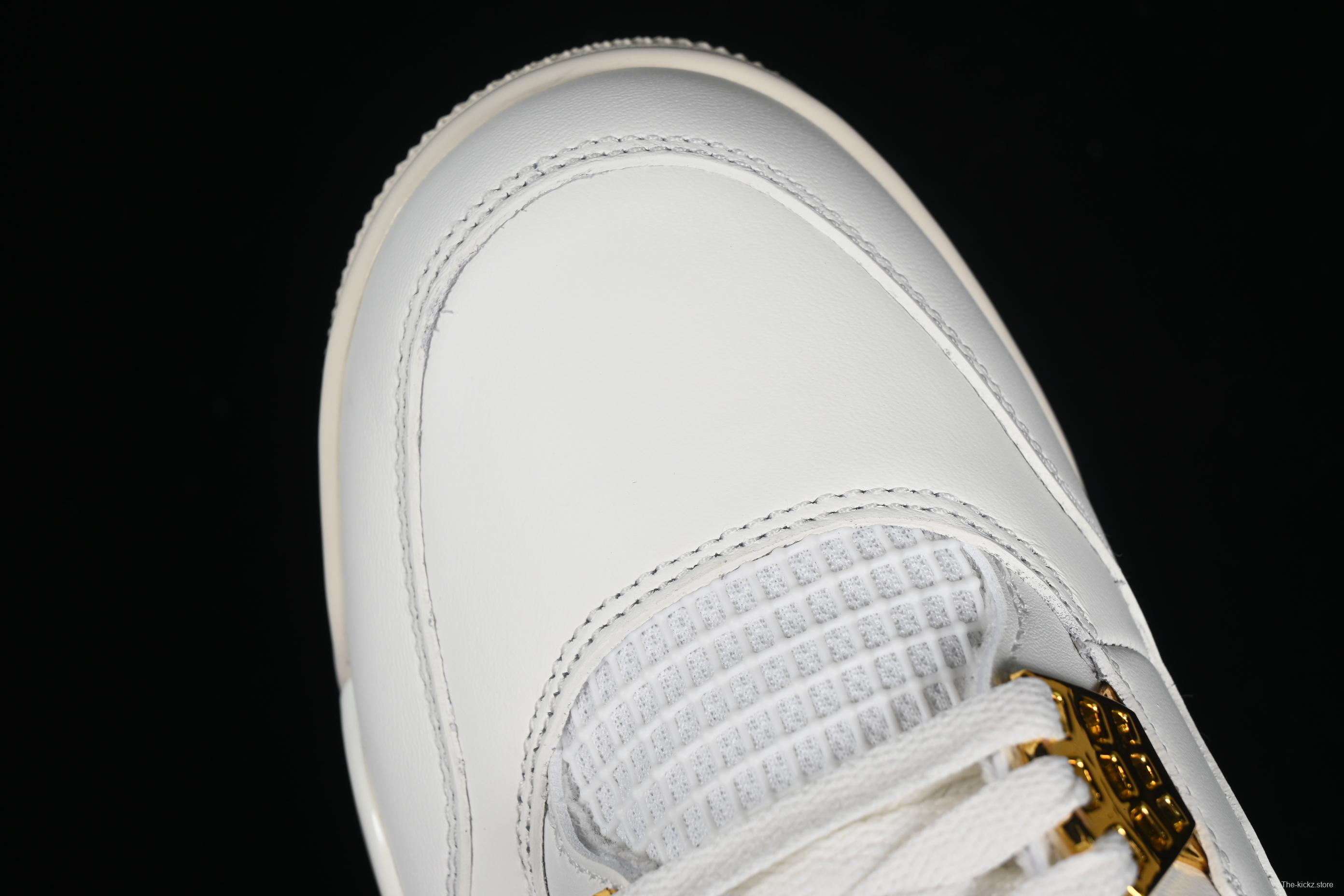 Nike Air Jordan 4 Retro Metallic Gold Basketball Shoes - AQ9129-170