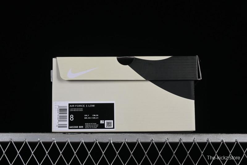 Nike Vlone x Air Force 1 '07 Low Casual Sneakers in Apricot - AA5360-009