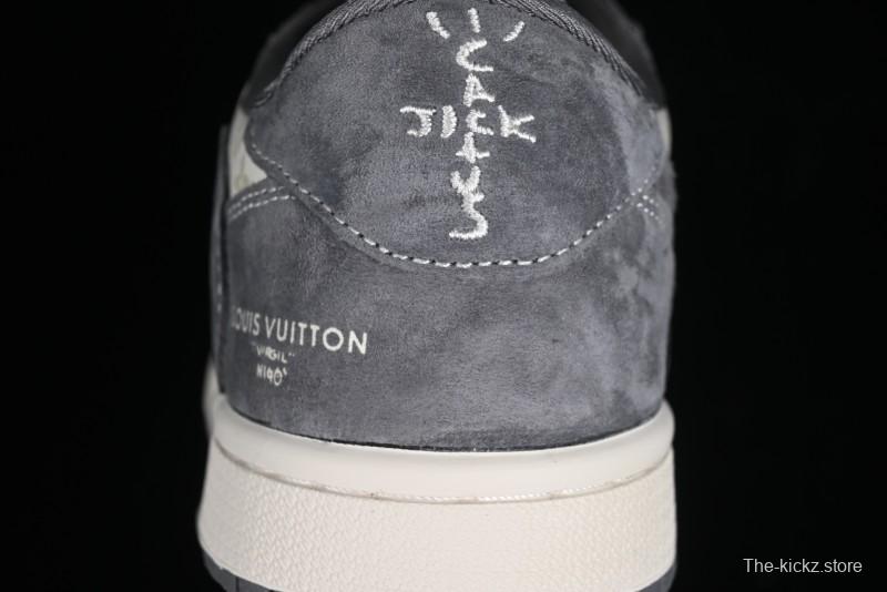 Nike Air Jordan 1 Low OG SP Travis Scott x Fragment Design Collaboration Sneakers - SJ2068-001