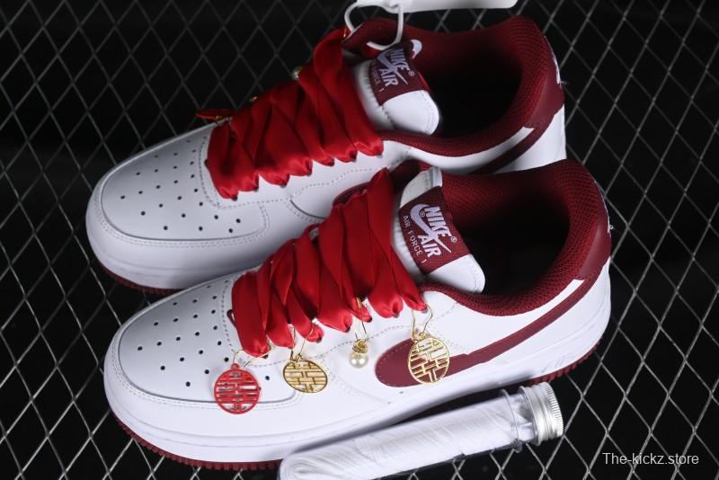 Nike Air Force 1 '07 Low Casual Sneakers with Full-Length Air Cushion - FV5948-105