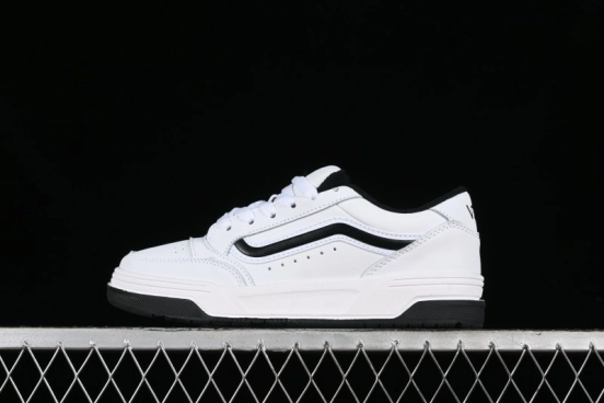 Vans Hylane White Black Retro Skate Shoes - VN000D1JYB2