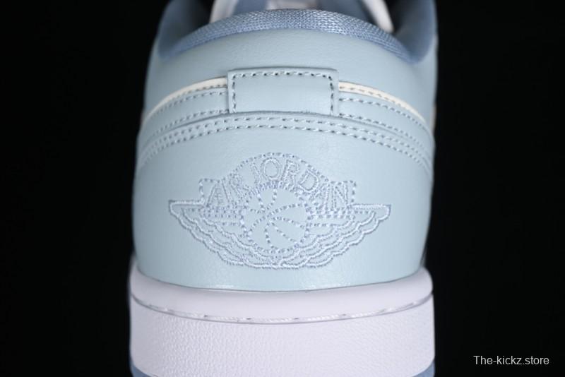 Nike Air Jordan 1 Low AJ1 White Magnolia Casual Sneakers - DC0774-164