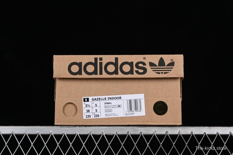 Adidas Originals Gazelle Indoor IF9641 Retro Casual Slip-Resistant Low-Top Sneakers - IF9641