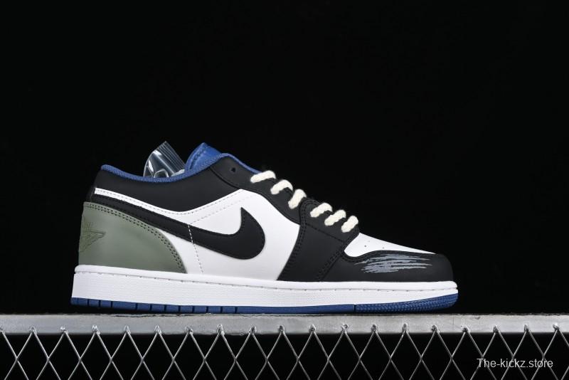 Nike Air Jordan 1 Low AJ1 Casual Lifestyle Sneakers - 553558-414