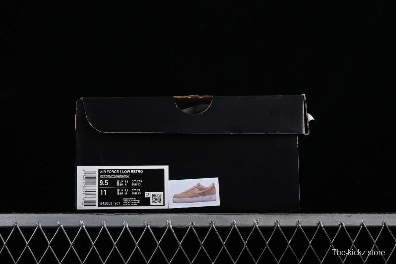 Nike Air Force 1 '07 Low Casual Sneakers with Full-Length Air Cushion - 845053-201