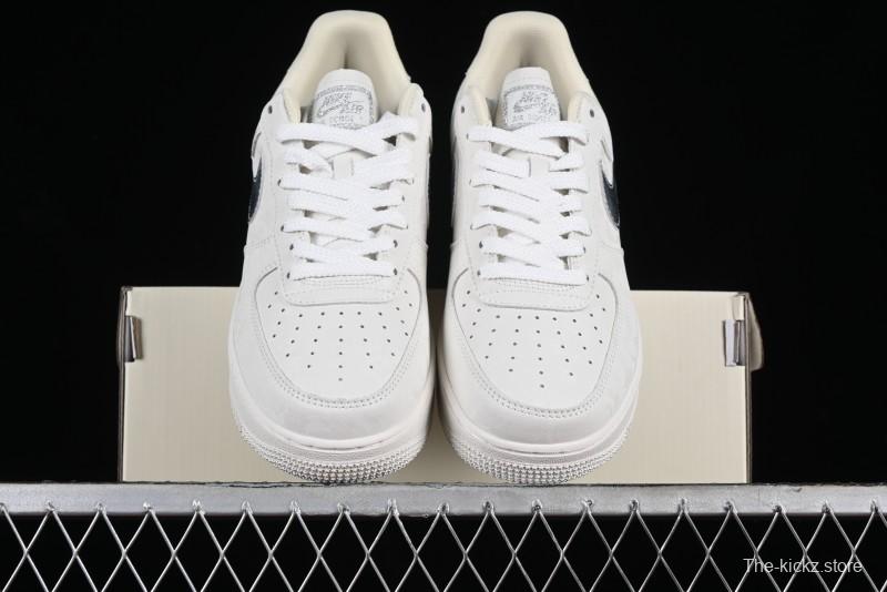 Nike Air Force 1 '07 Low Custom Traditional Chinese Brocade Casual Sneakers - AF2406-110