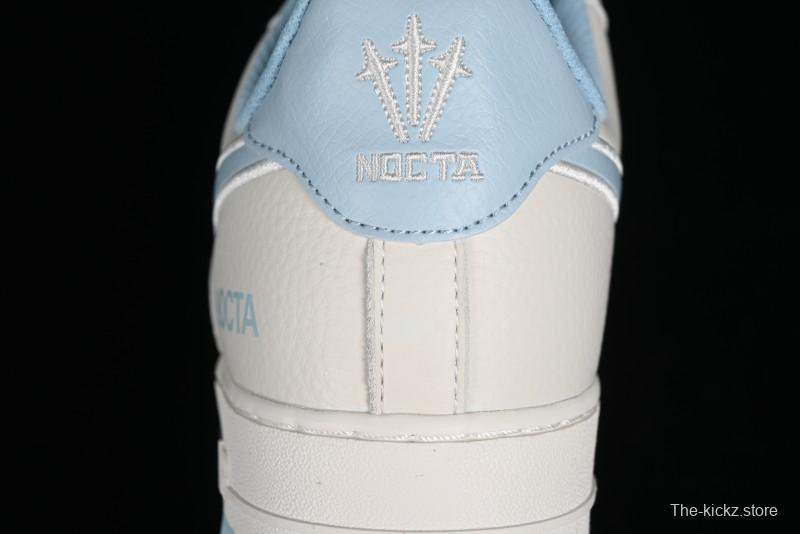 Nike Nocta x Nike Air Force 1 '07 Low Casual Sneakers with 3M Reflective Details and Full-Length Air Cushion - NO0224-026