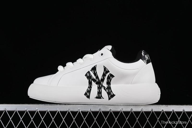 MLB Chunky Classic Base Heel Monogram Lightweight Platform Sneakers with 6cm Height Boost - 3ASXCBH4N50BKS