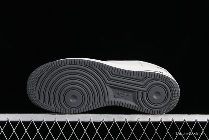 Nike Air Force 1'07 Low "Keep Fresh" Casual Sneakers in Dark Gray with Small Swoosh - BM2023-105