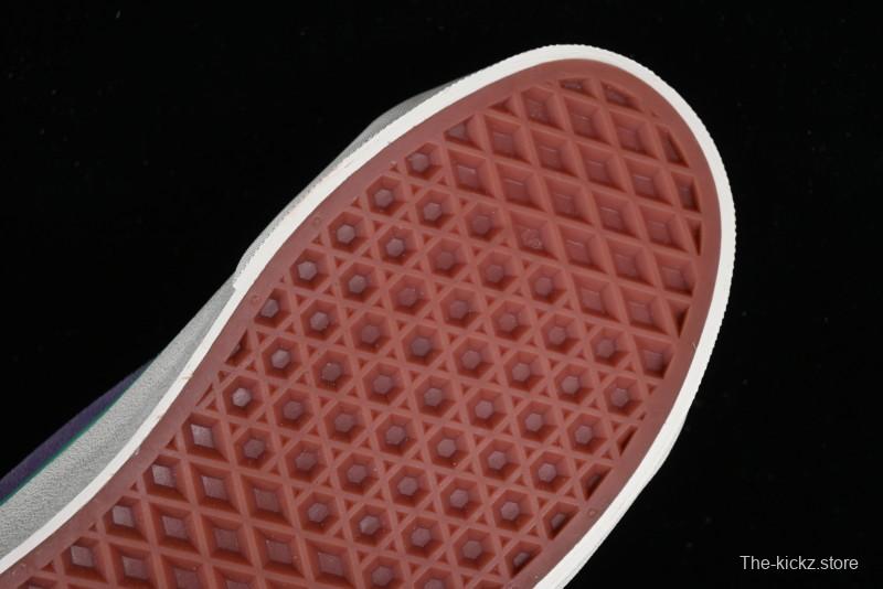 Vans Style 36 Low-Top Skate Shoes with Purple Embroidery - VN000CRPGRN