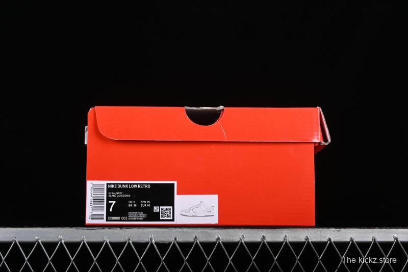 Nike SB Dunk Low Supreme Collaboration - Classic Beige Gray Anniversary High-End Custom Low-Top Casual Skate Shoes - XX8888-001