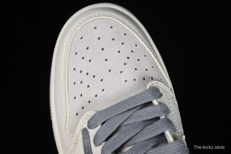 Nike Travis Scott x Fragment Design x Air Jordan 1 Low OG SP AJ1 LV Collaboration Casual Sneakers - XY2688-103