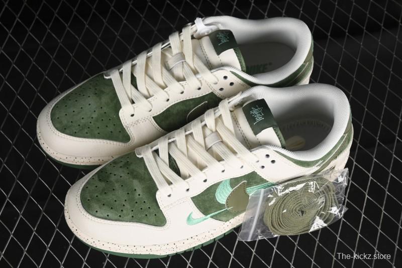 Nike SB Dunk Low Stussy Anniversary Custom Premium Low-Top Casual Sneakers - DQ1098-396