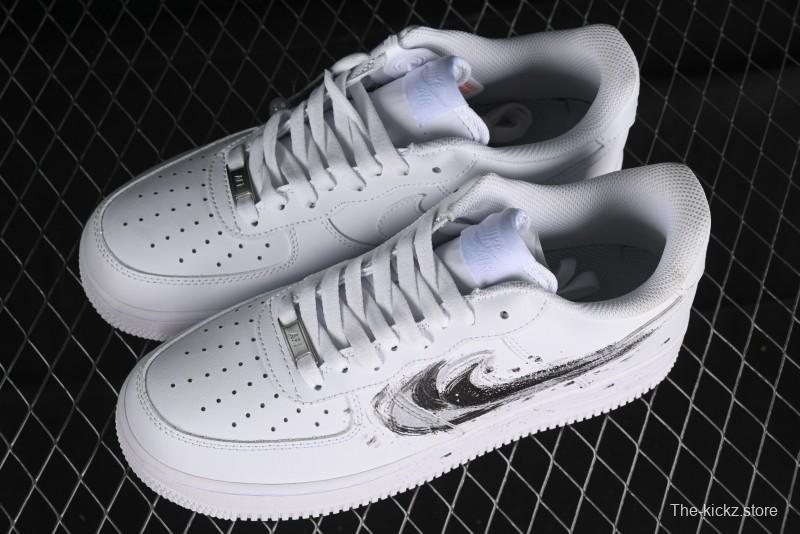 Nike Air Force 1 '07 Low Casual Sneakers with Chinese Ink Painting Design - LL6976-521