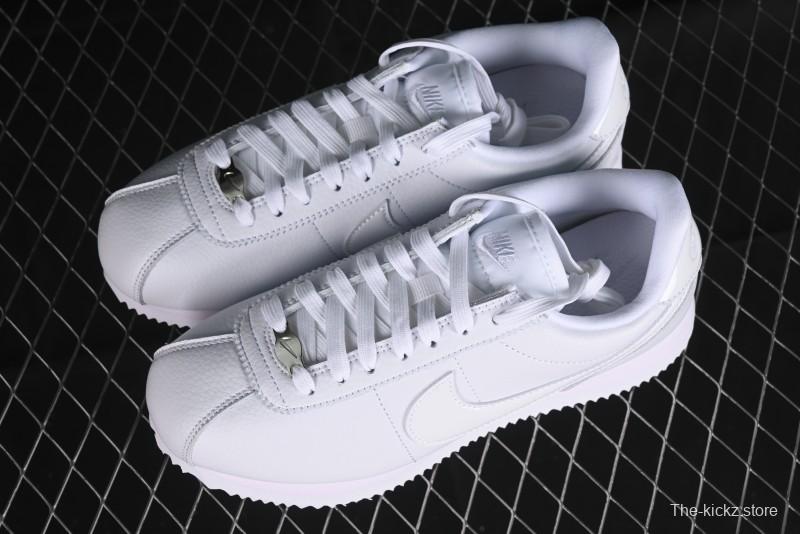 Nike Classic Cortez Leather Retro Running Shoes - FB6877-100