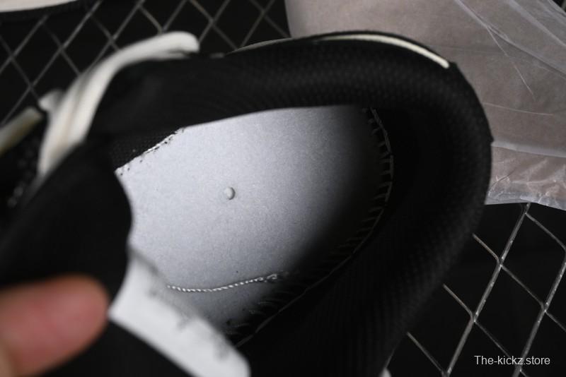 Nike Air Jordan 1 Low AJ1 x Violent Bear Collaboration - Black Beige Mark Line Custom Retro Basketball Shoes - SJ9950-013