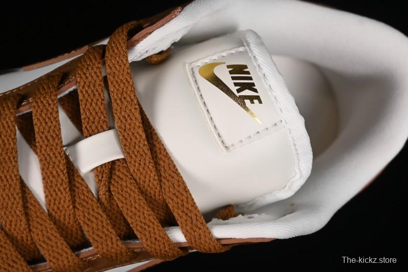 Nike Dunk Low LX SB Casual Skate Shoes in Brown Ostrich - FJ2260-001