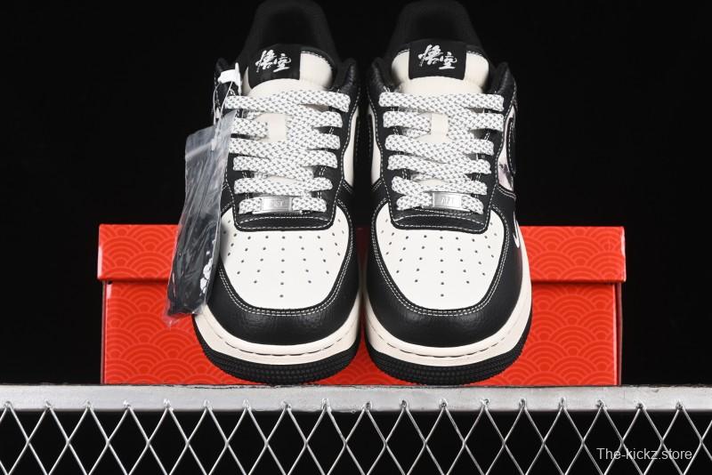 Nike Air Force 1 '07 Low Stussy Collaboration - Mythical Wukong Low-Top Casual Sneakers - XZ6188-555