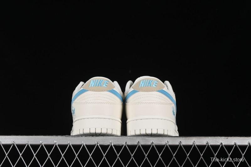 Nike SB Dunk Low Stussy Anniversary Custom Low-Top Casual Skate Shoes - SJ2068-281