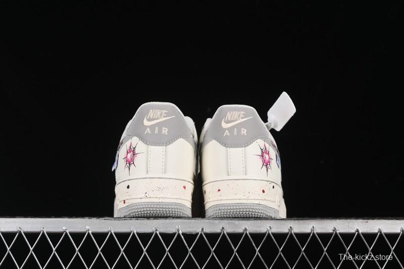 Nike Air Force 1 '07 Low Halloween Edition "Mercury Spider" Casual Sneakers - FB1893-333