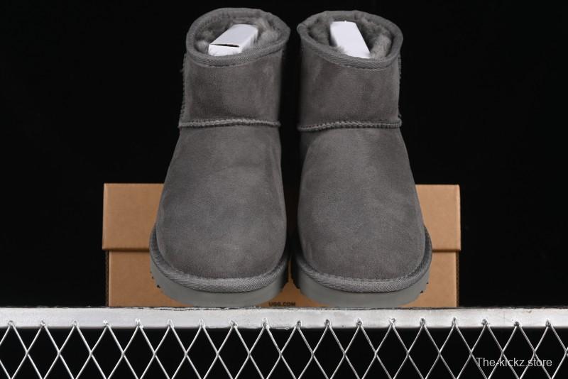 UGG Classic Ultra Mini II Short Boots with Genuine Wool Lining - 1016222