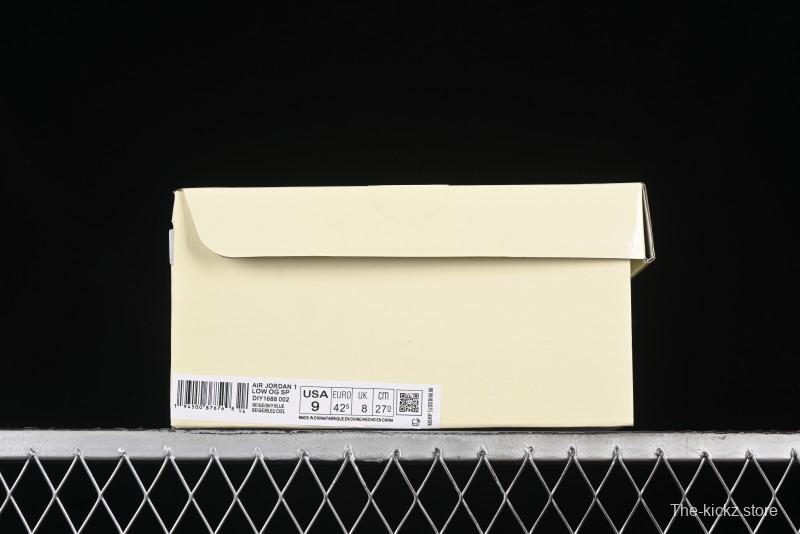 Nike Travis Scott x Fragment Design x Air Jordan 1 Low OG SP AJ1 Supreme North Face Collaboration - DIY1688-002