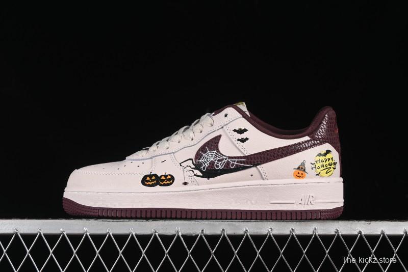 Nike Air Force 1'07 Low "Pumpkin Head" Halloween Themed Casual Sneakers - XL2321-888