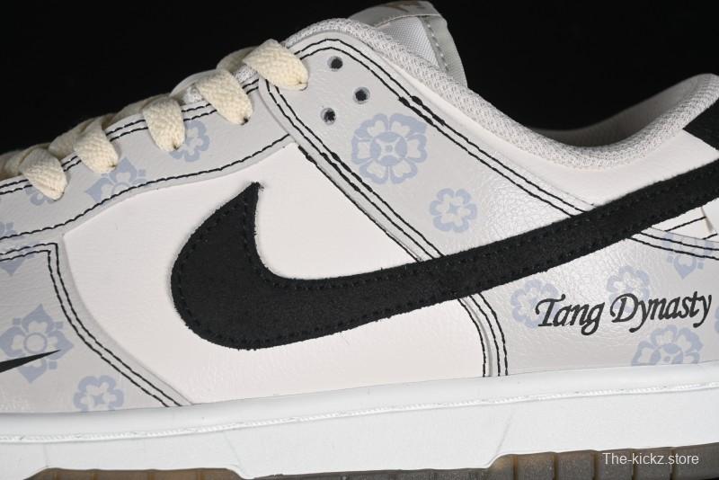 Nike Dunk Low Retro Casual Sneakers with Ancient Tang Print Design - FJ4188-001