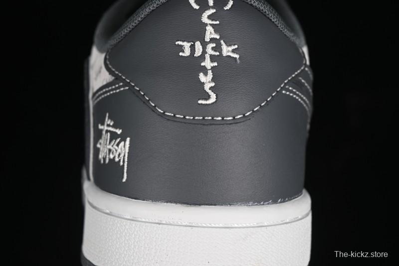 Nike Travis Scott x Fragment Design x Air Jordan 1 Low OG SP AJ1 Retro Sneakers - XZ3398-003