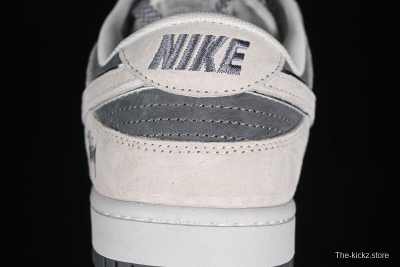 Nike SB Dunk Low Stussy Anniversary Edition Premium Custom Low-Top Casual Sneakers - XX2025-578