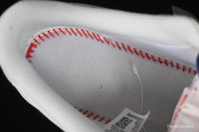 Nike Air Force 1 '07 Low The North Face Collaboration - White Red Blue Color Block Low-Top Casual Sneakers - XZ6188-010