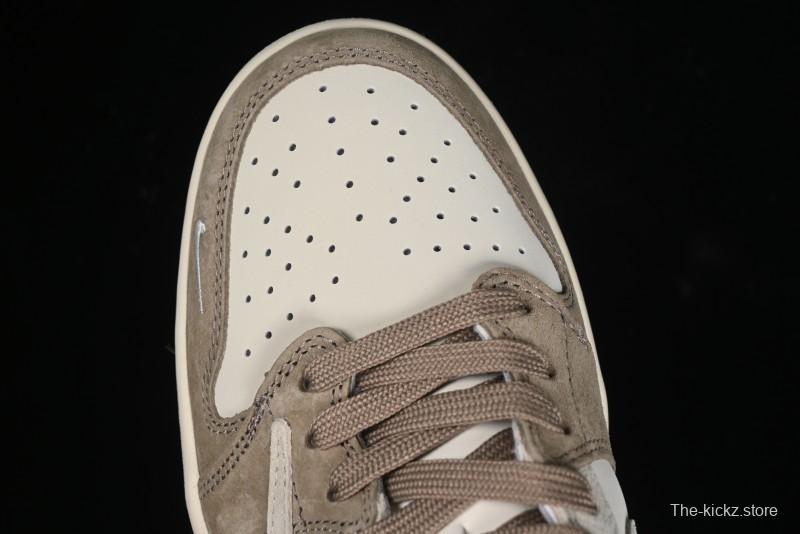 Nike Travis Scott x Fragment Design x Air Jordan 1 Low OG SP AJ1 Retro Sneakers - JH6089-001