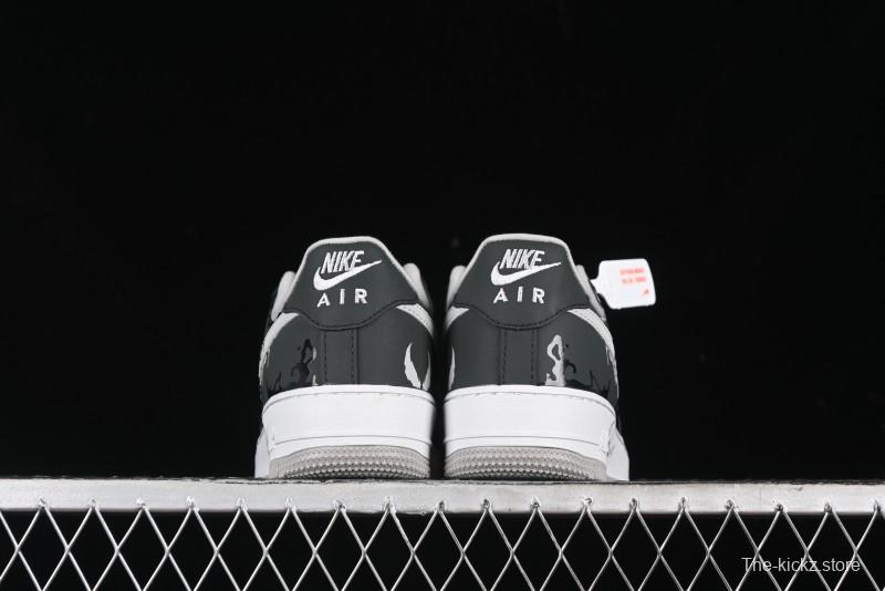 Nike Air Force 1 '07 Low "Venom Ⅱ" Marvel Series Casual Sneakers - CW6718-777