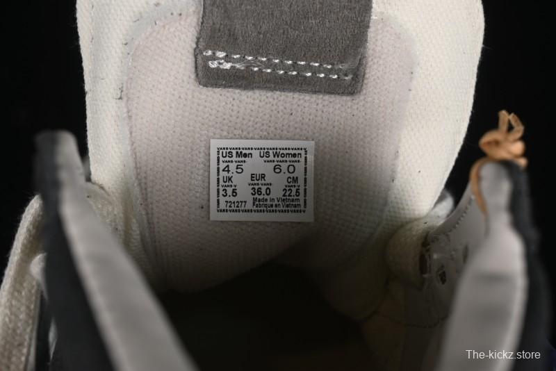 Vans Notre Premium Sk8-Hi High-Top Skate Shoes with Striped Design and Washed Effect - VN000CR0RVN