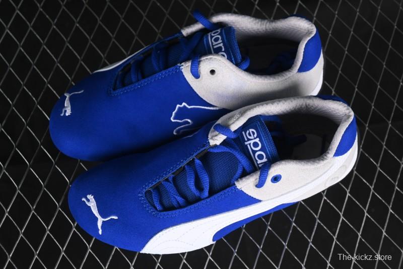 Puma Sparco Future Round Toe Lace-Up Leather Fabric Low-Top Lifestyle Casual Shoes - 307936-02