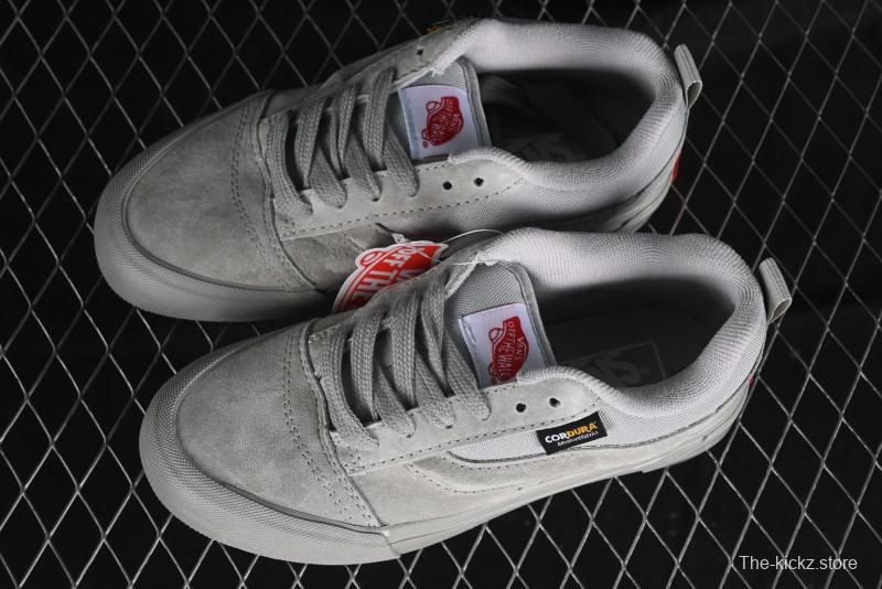 Vans Knu Skool Low Top Retro Casual Vulcanized Sneakers in Grey - VN000CRPBXC