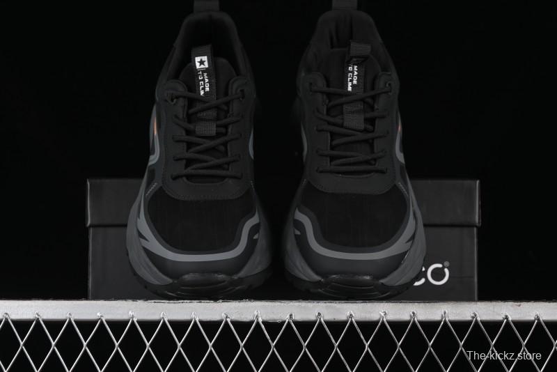 ECCO Drive Series Versatile Durable Running Shoes with Thick Sole Heightening Dad Shoes - 63193301001