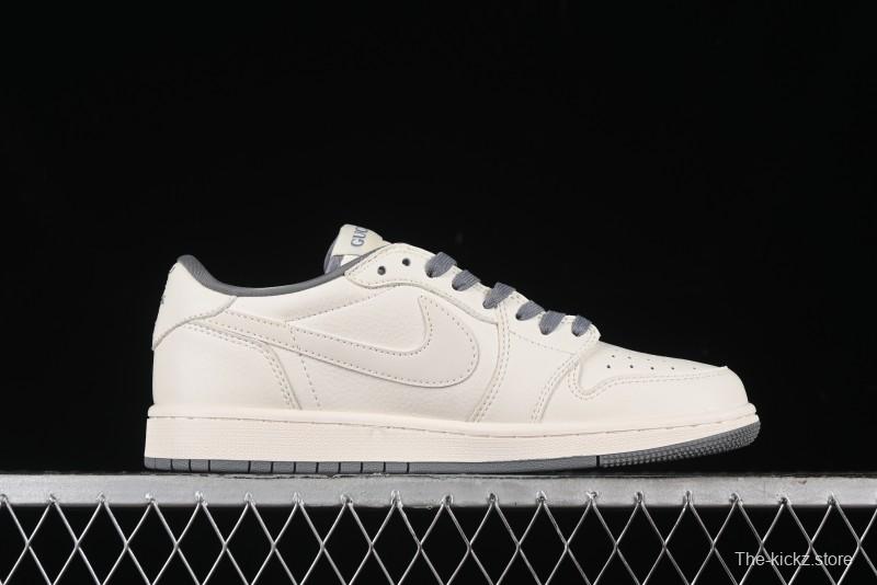 Nike Travis Scott x Fragment Design x Air Jordan 1 Low OG SP AJ1 Low Top Casual Sneakers - DM6688-607