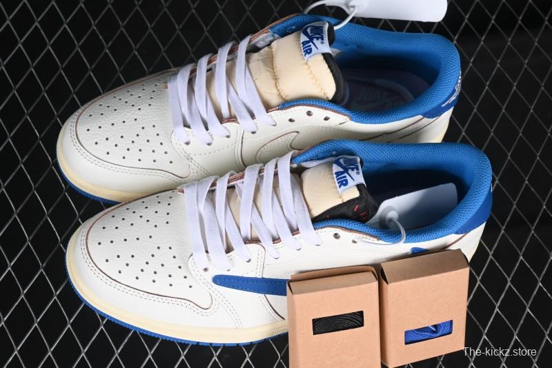 Nike Travis Scott x Air Jordan 1 Low OG Retro Sneakers - DM7866-104