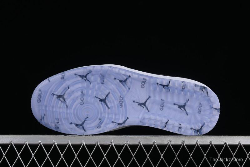 Nike Air Jordan 1 Low Golf AJ1 Retro Golf Shoes with Laser Patent Leather and Double Hook Design - FZ4159-100