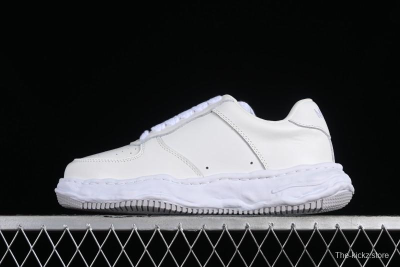 Wayne Original Sole Leather Low Sneaker with Deconstructed Ice Cream Sole - MMY