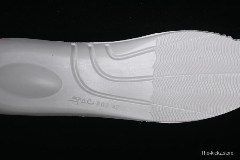 Alexander McQueen Oversized Sneakers with Red Suede Heel Detail - D.E5