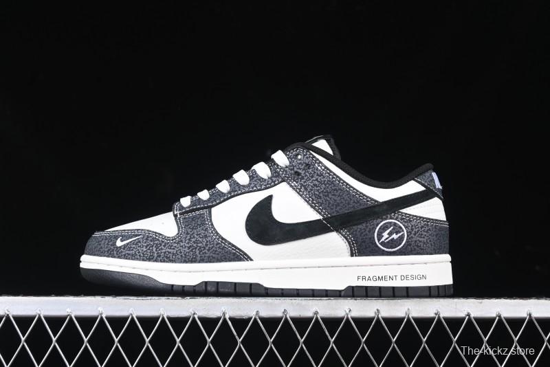 Nike SB Dunk Low Lightning Collaboration Black Swoosh Anniversary Custom Low-Top Skate Shoes - SF1029-401
