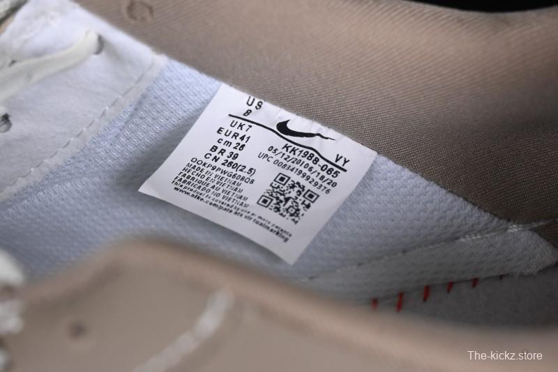 Nike Air Force 1 '07 Low The North Face Collaboration Light Brown Ghost Face Casual Sneakers - KK1988-065