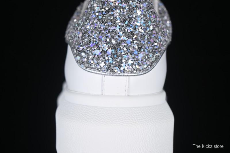 Alexander McQueen Oversized Sneakers with White Crystals - D.E5