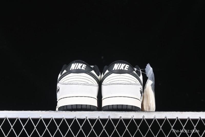 Nike SB Dunk Low Supreme Collaboration Anniversary Custom Low-Top Casual Sneakers - YX5066-220