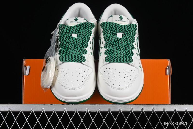 Nike SB Dunk Low LV Collaboration - Beige Green Violent Bear Anniversary High-End Custom Low-Top Casual Skate Shoes - SJ2068-241