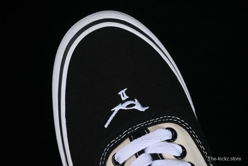 Vans Authentic Peace Dove Series Classic Canvas Patchwork Low-Top Skate Shoes - VN0009VBPB