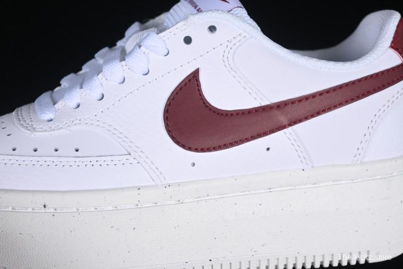 Nike Court Vision Alta Casual Sneakers with Thick Sole for Campus Wear - DZ5394-103